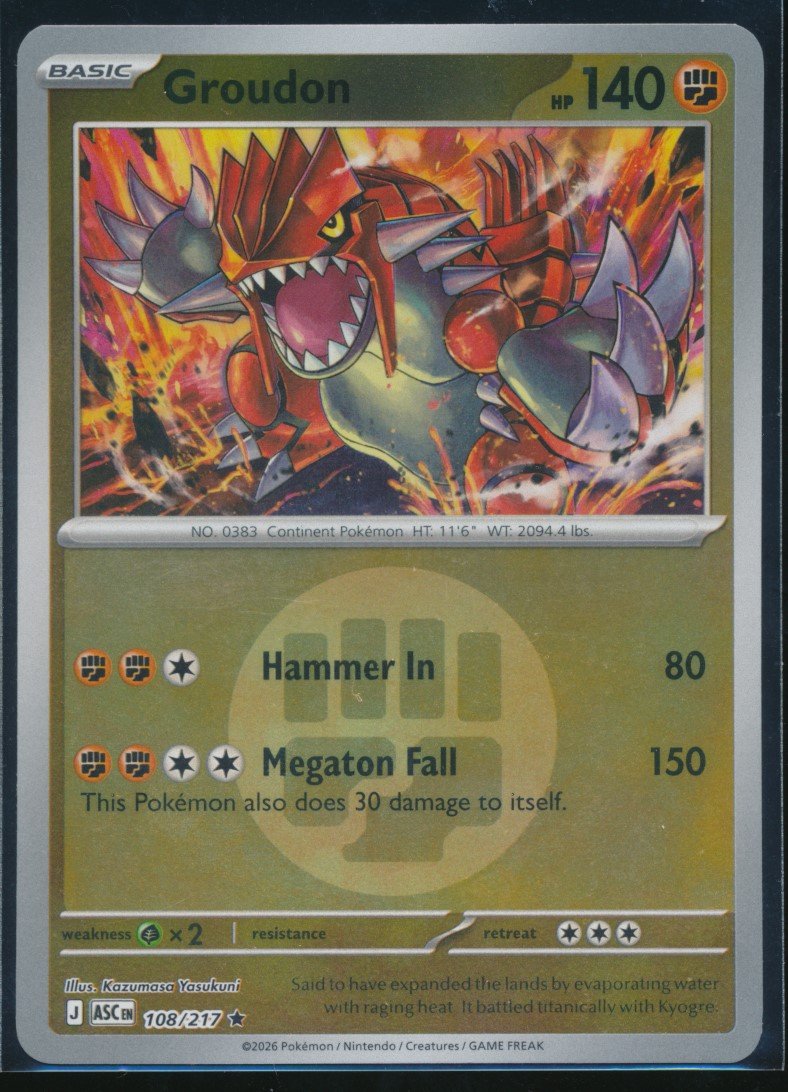 Groudon (MAG MAG-00010734) — front