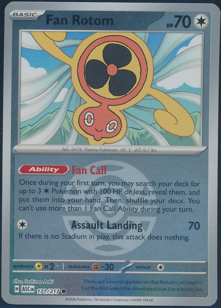 Fan Rotom (MAG MAG-00011046) — front