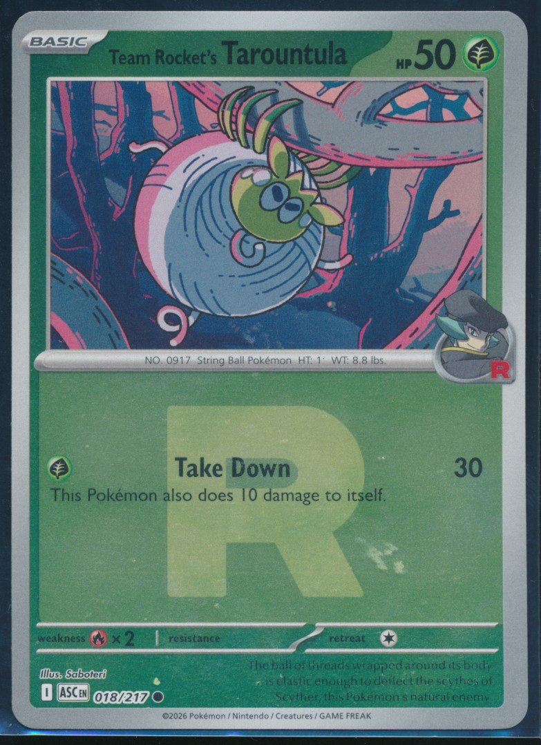 Team Rocket's Tarountula (MAG MAG-00011121) — front