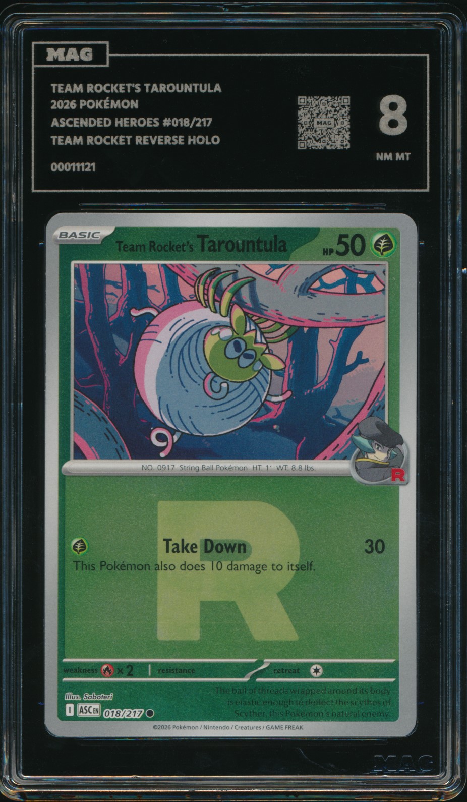 Team Rocket's Tarountula (MAG MAG-00011121) — front