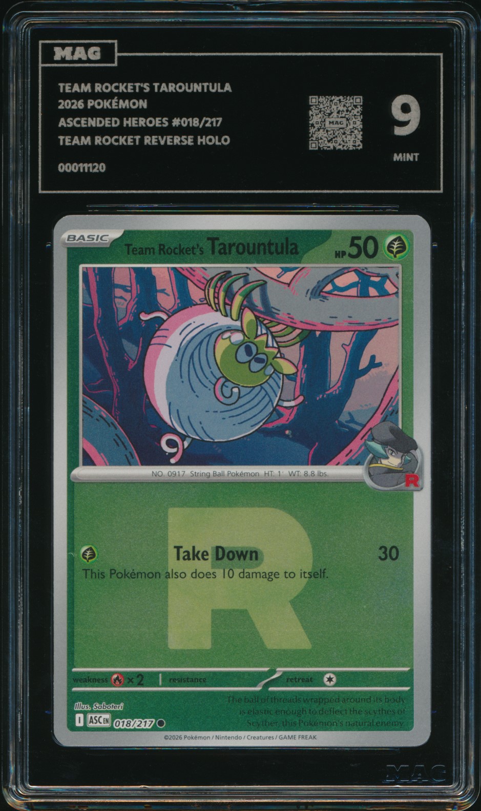 Team Rocket's Tarountula (MAG MAG-00011120) — front