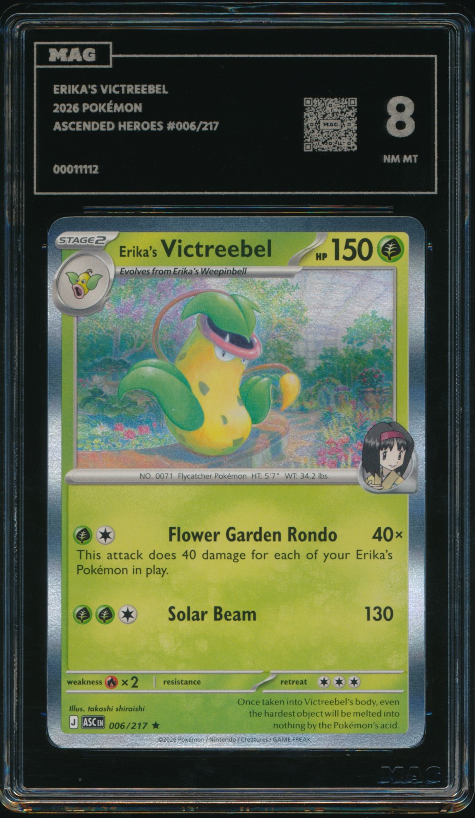 Erika's Victreebel (MAG MAG-00011112) — front