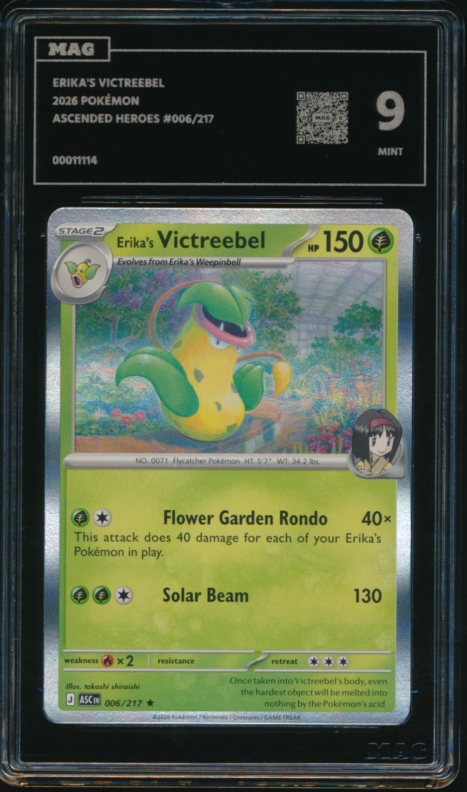 Erika's Victreebel (MAG MAG-00011114) — front