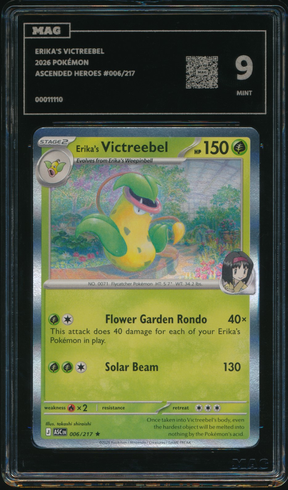 Erika's Victreebel (MAG MAG-00011110) — front