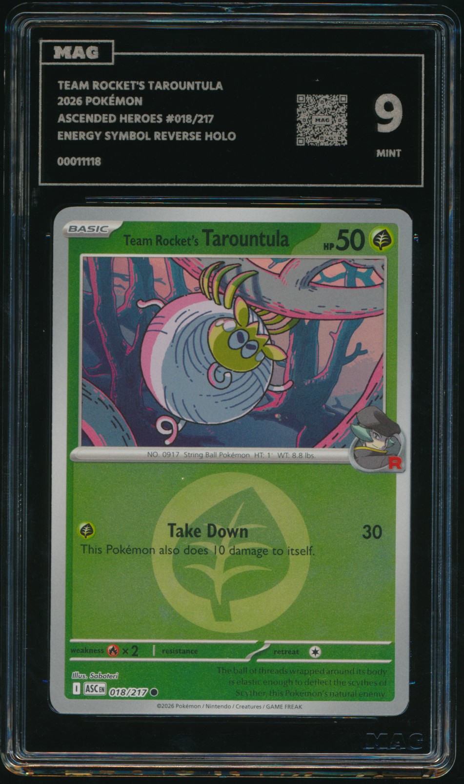 Team Rocket's Tarountula (MAG MAG-00011118) — front