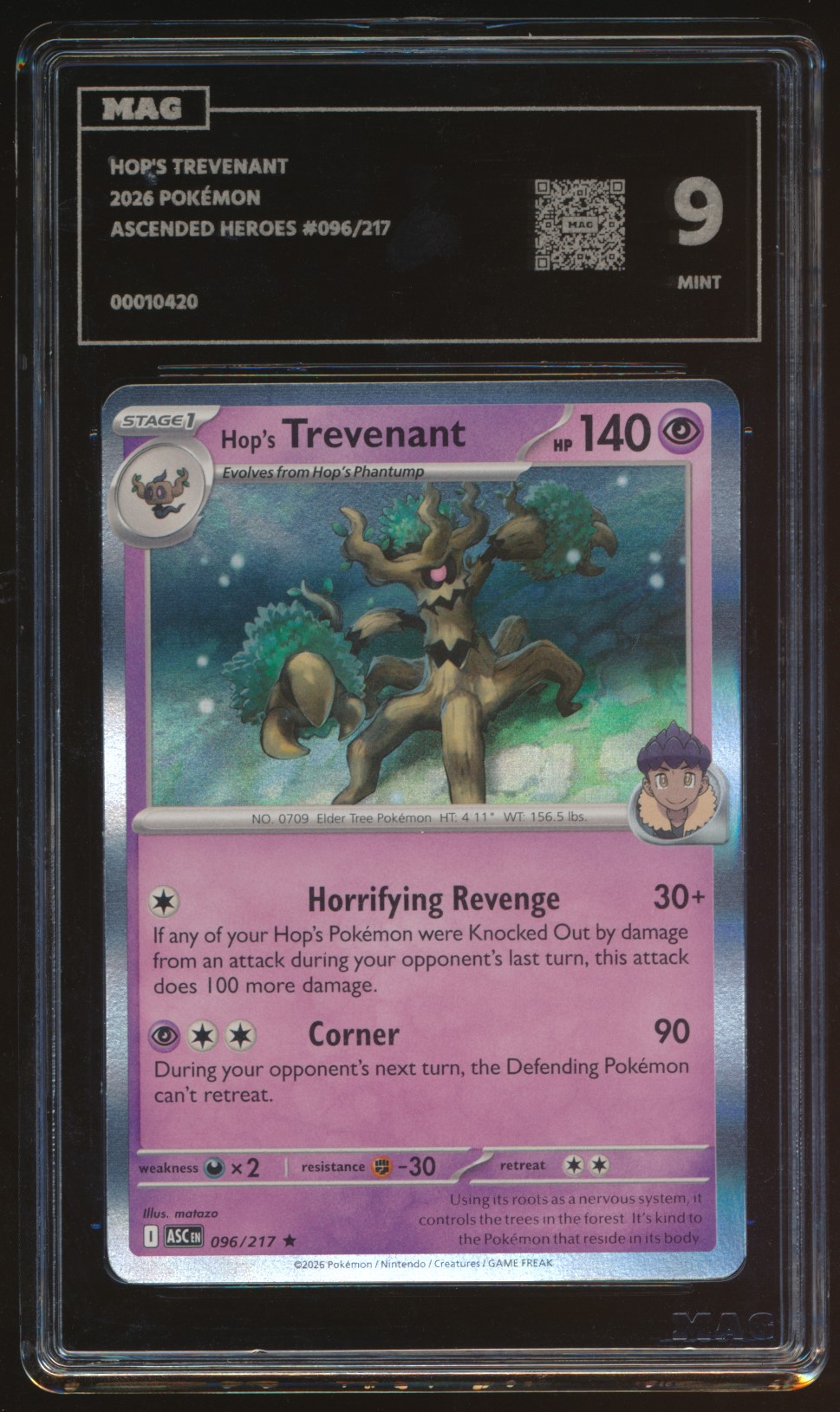 Hop's Trevenant (MAG MAG-00010420) — front