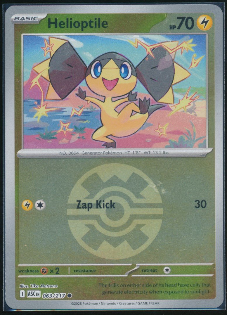 Helioptile (MAG MAG-00010852) — front