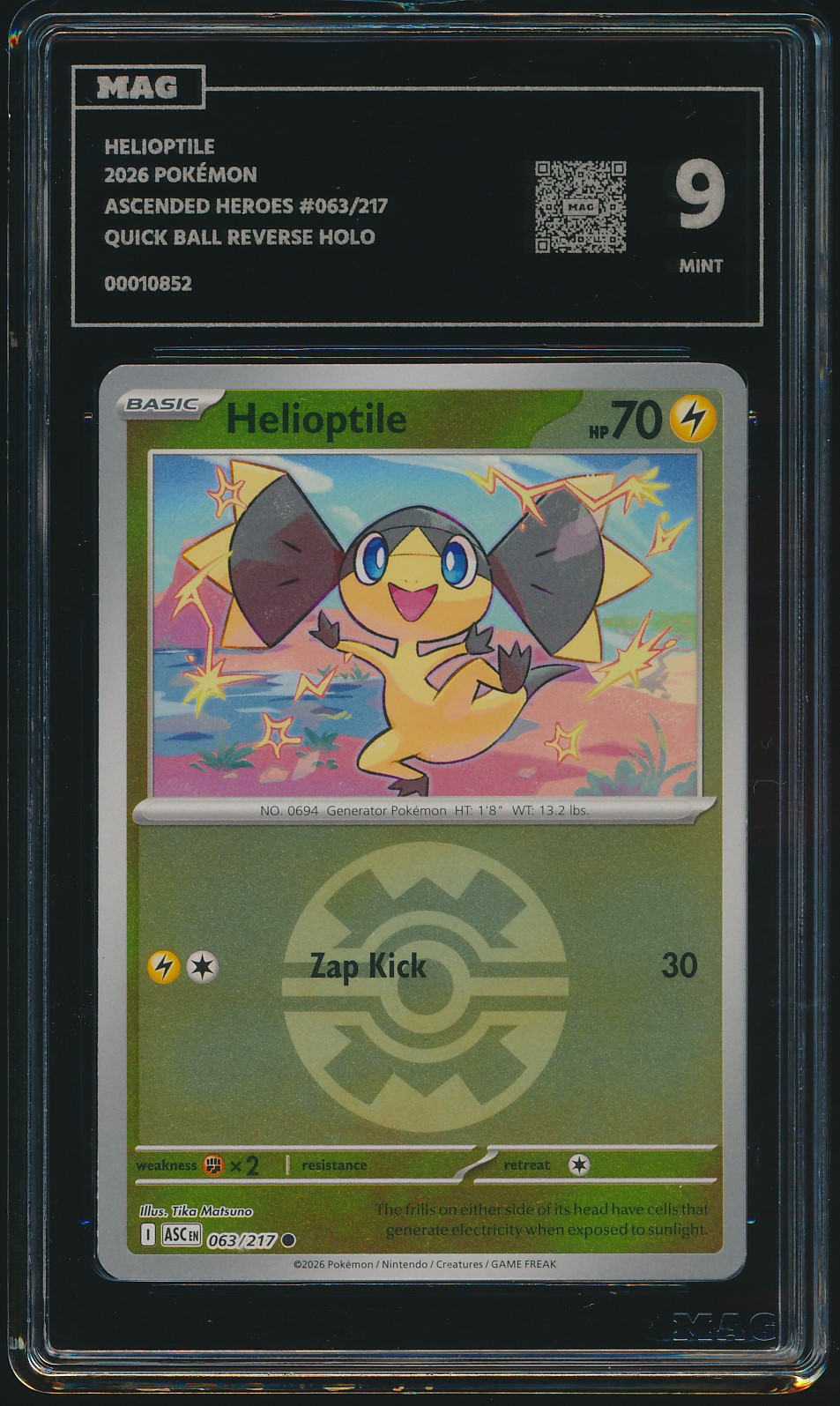 Helioptile (MAG MAG-00010852) — front