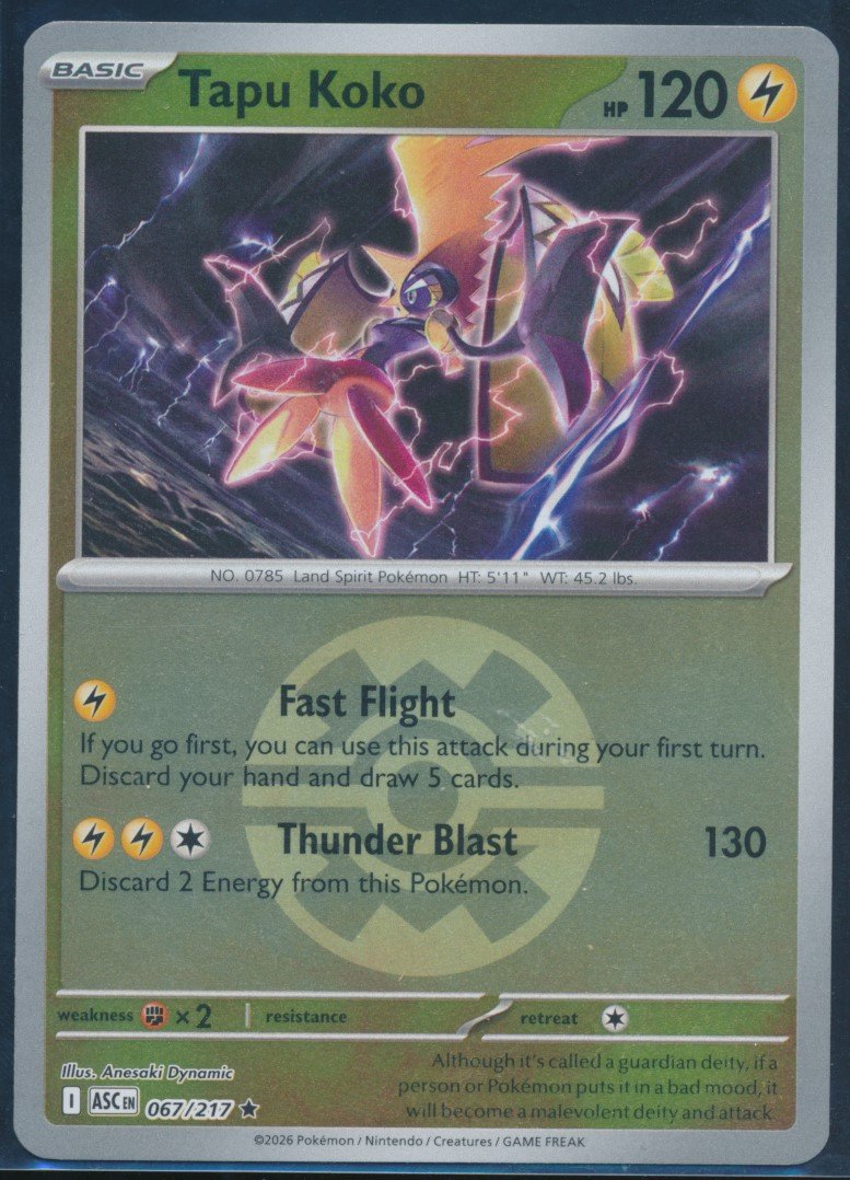 Tapu Koko (MAG MAG-00010845) — front