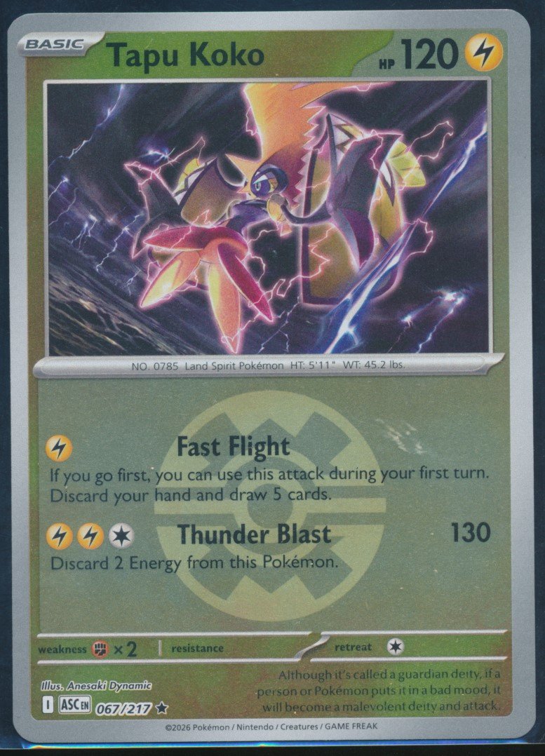 Tapu Koko (MAG MAG-00010846) — front