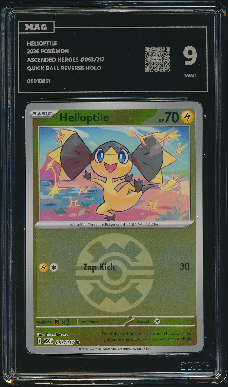 Helioptile (MAG MAG-00010851) — front