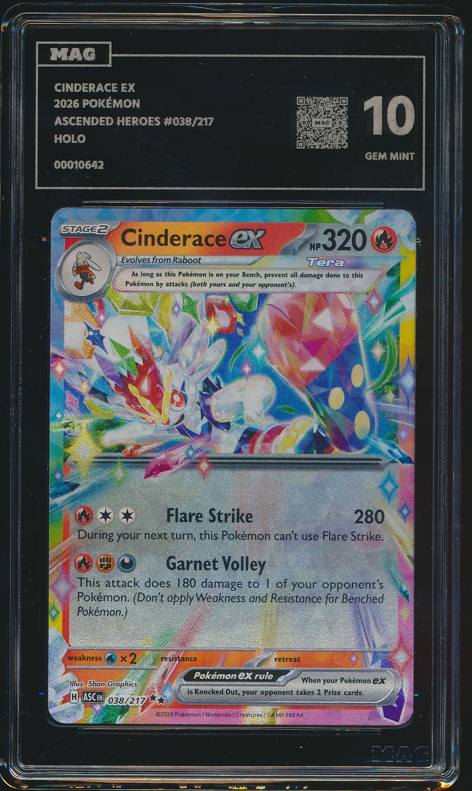 Cinderace ex (MAG MAG-00010642) — front
