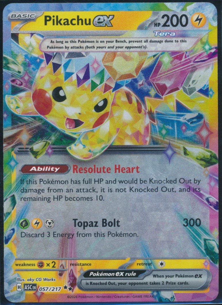 Pikachu ex (MAG MAG-00010635) — front