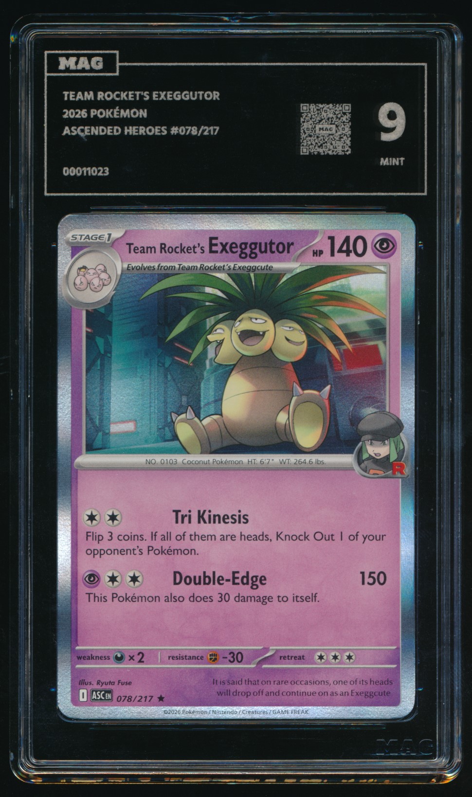 Team Rocket's Exeggutor (MAG MAG-00011023) — front