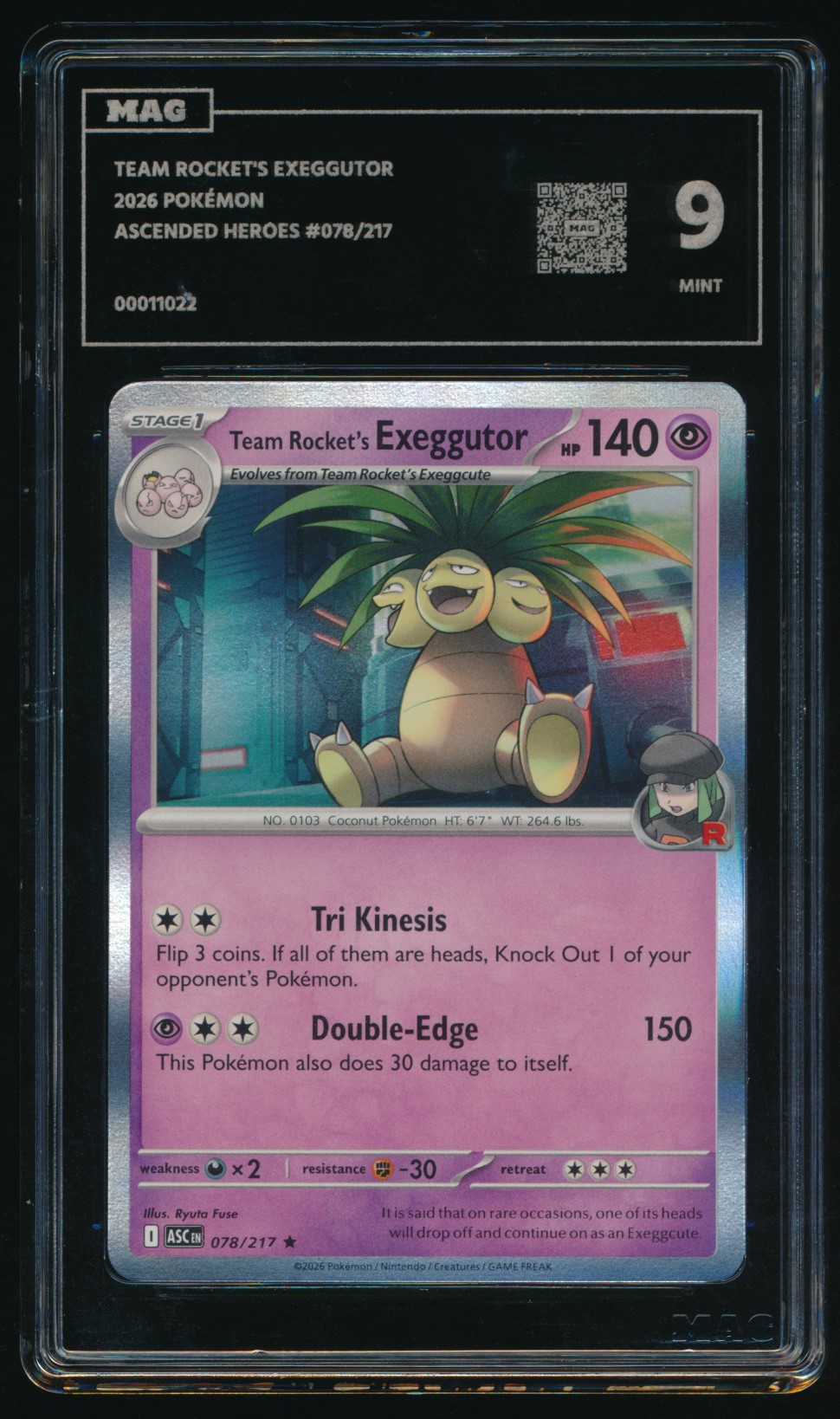 Team Rocket's Exeggutor (MAG MAG-00011022) — front