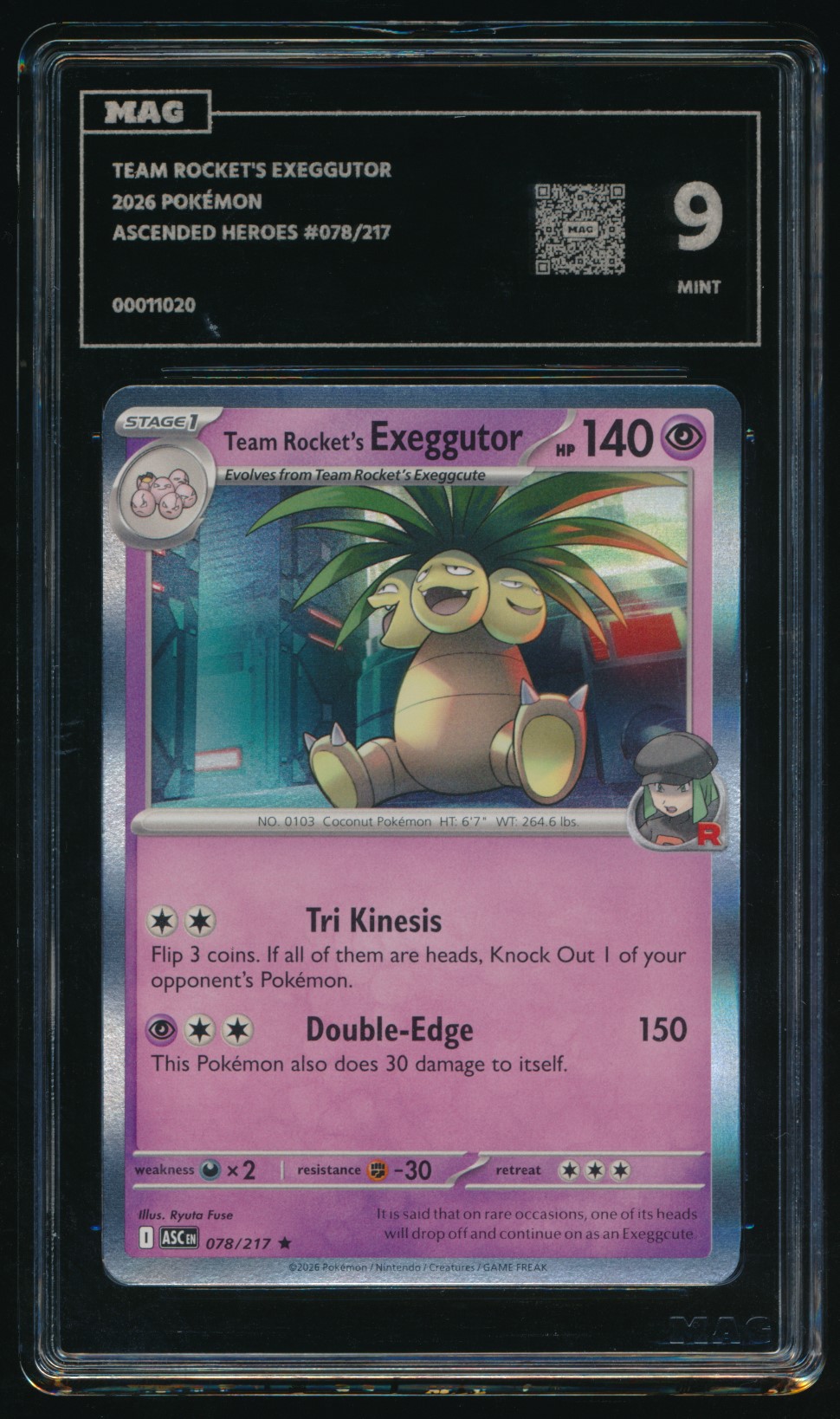 Team Rocket's Exeggutor (MAG MAG-00011020) — front