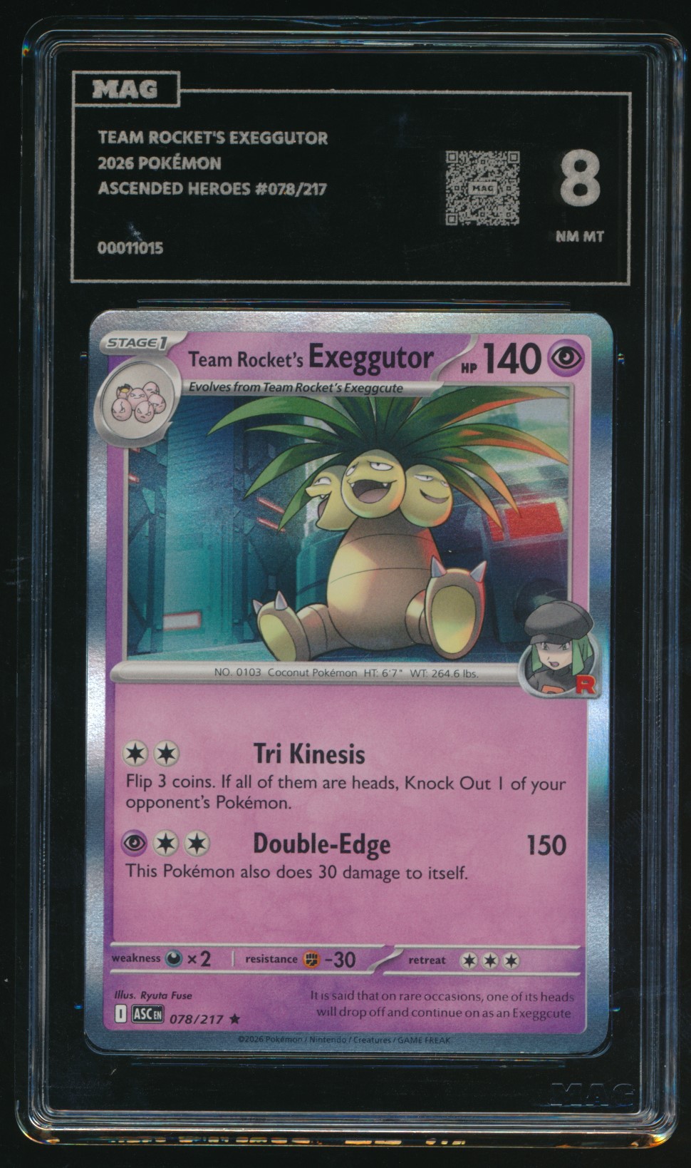Team Rocket's Exeggutor (MAG MAG-00011015) — front