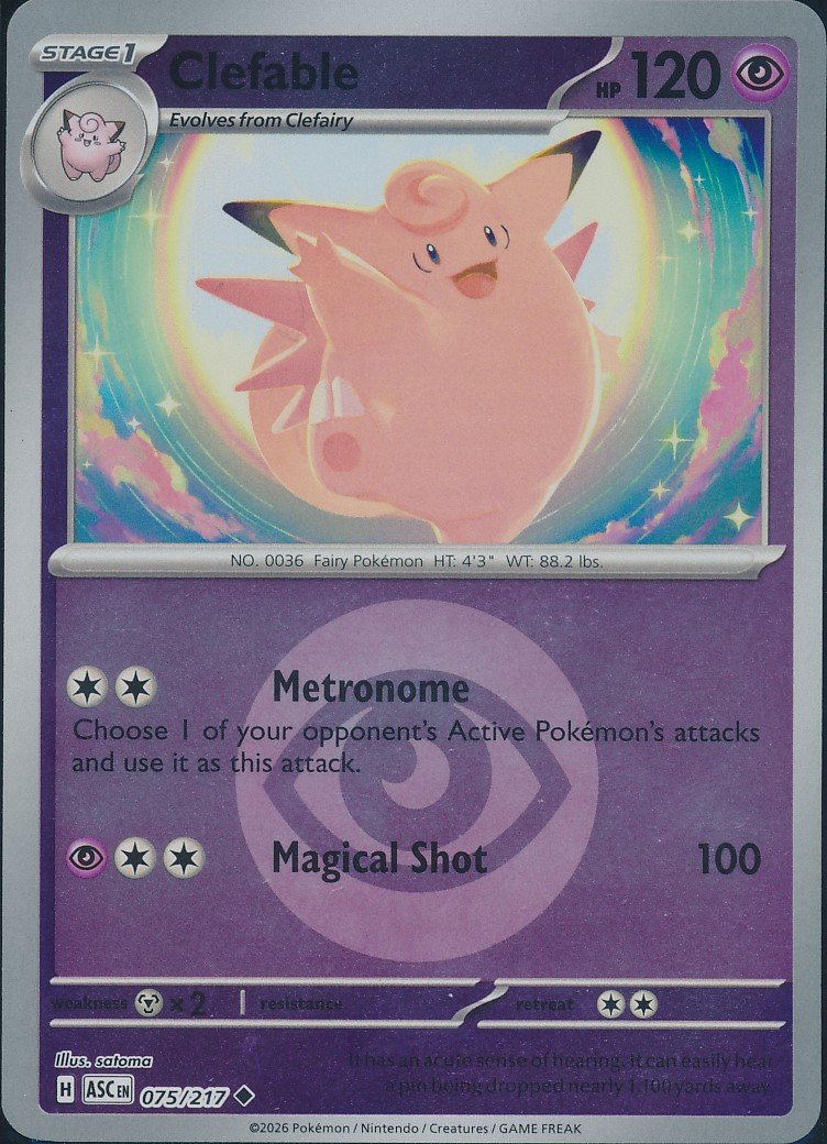Clefable (MAG MAG-00011025) — front