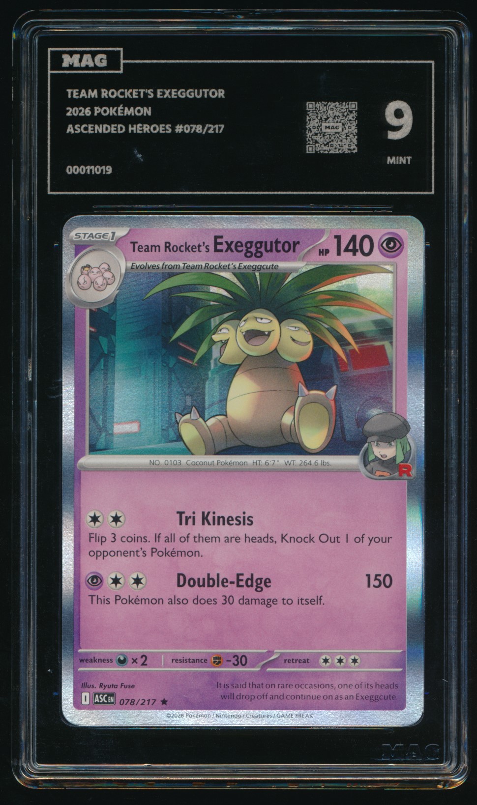 Team Rocket's Exeggutor (MAG MAG-00011019) — front