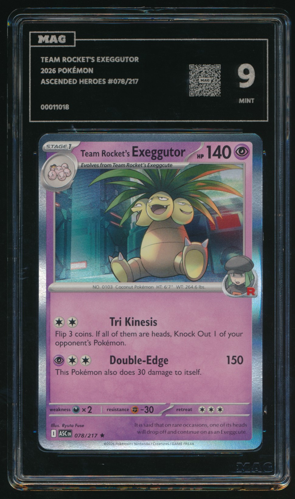 Team Rocket's Exeggutor (MAG MAG-00011018) — front
