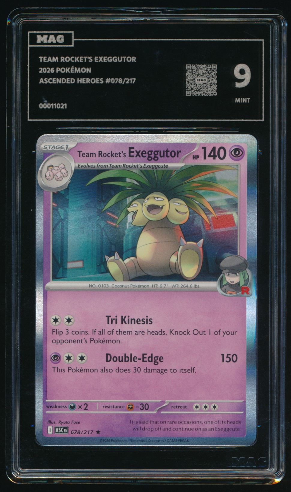 Team Rocket's Exeggutor (MAG MAG-00011021) — front