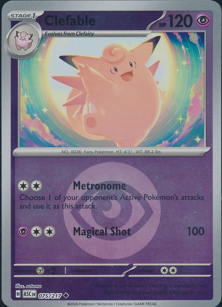 Clefable (MAG MAG-00011026) — front