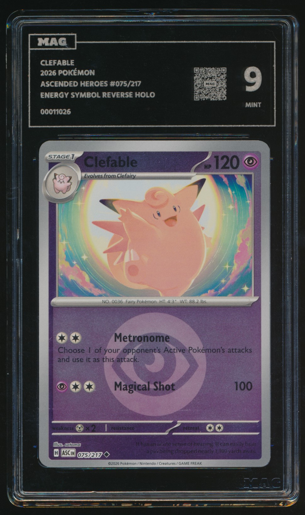 Clefable (MAG MAG-00011026) — front