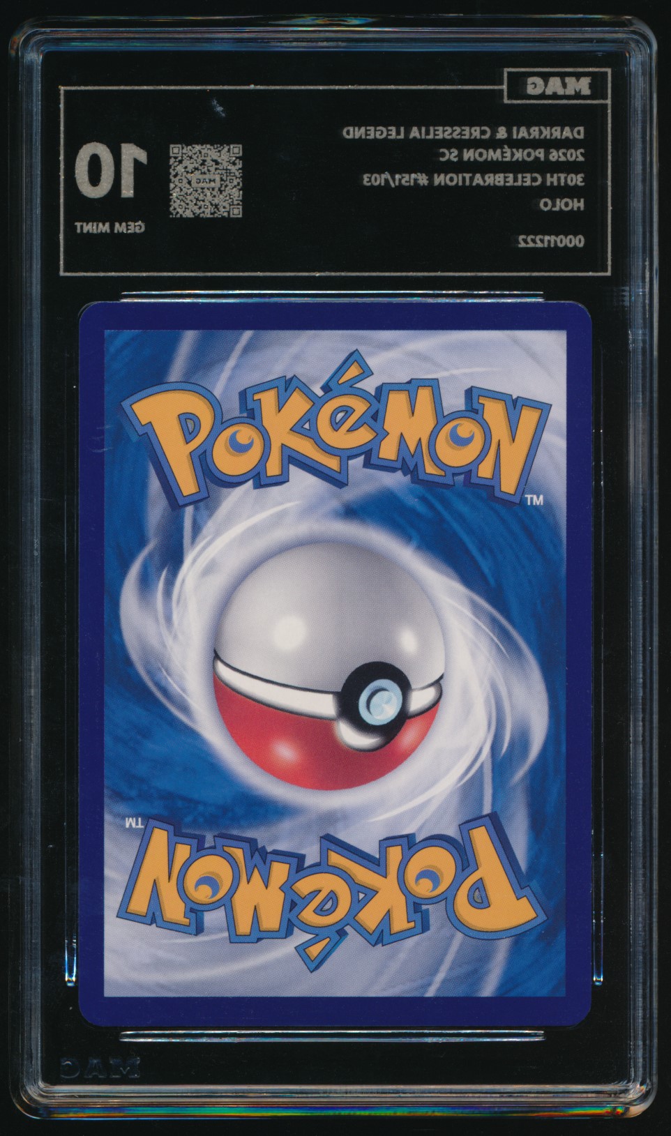 Darkrai & Cresselia LEGEND (MAG MAG-00011222) — back