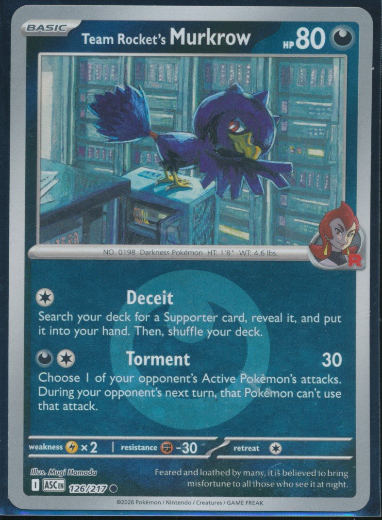 Team Rocket's Murkrow (MAG MAG-00010519) — front