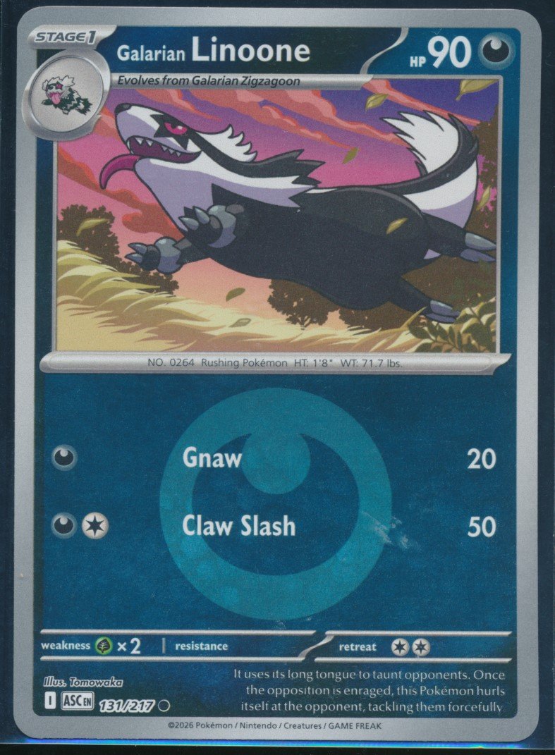 Galarian Linoone (MAG MAG-00010512) — front