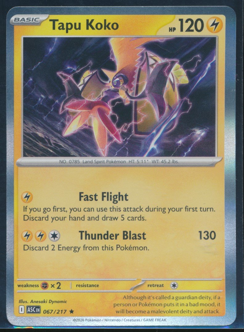 Tapu Koko (MAG MAG-00010880) — front