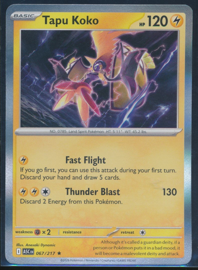 Tapu Koko (MAG MAG-00010889) — front