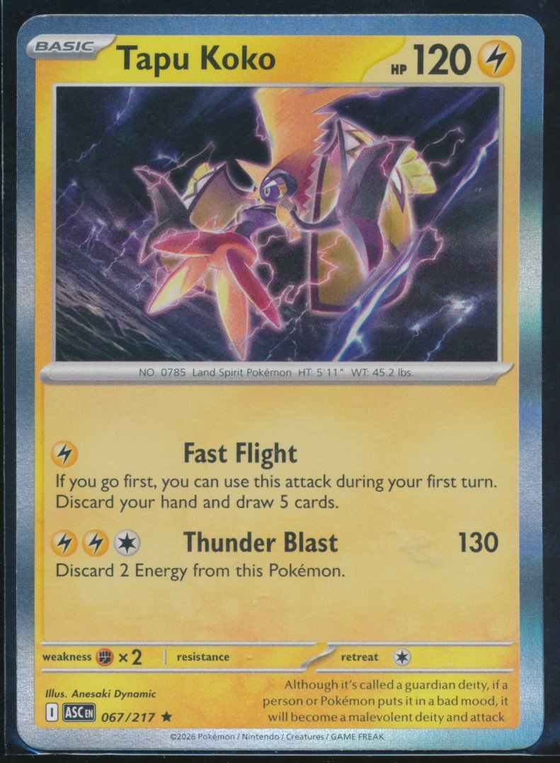 Tapu Koko (MAG MAG-00010886) — front