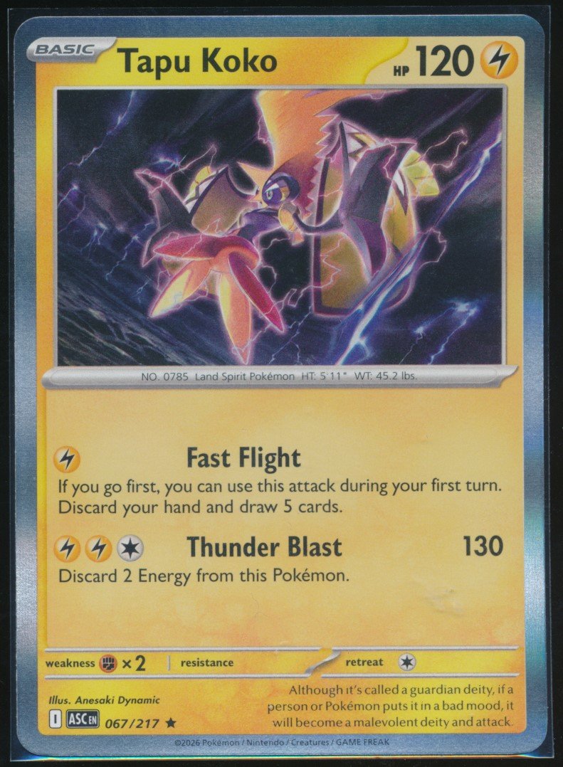 Tapu Koko (MAG MAG-00010888) — front