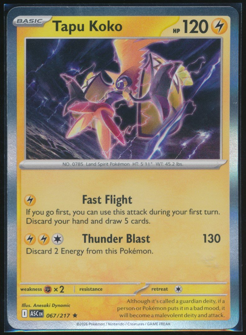 Tapu Koko (MAG MAG-00010885) — front