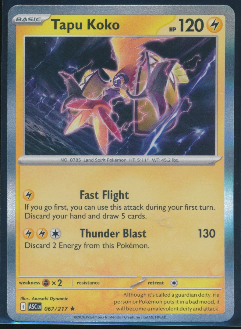 Tapu Koko (MAG MAG-00010884) — front