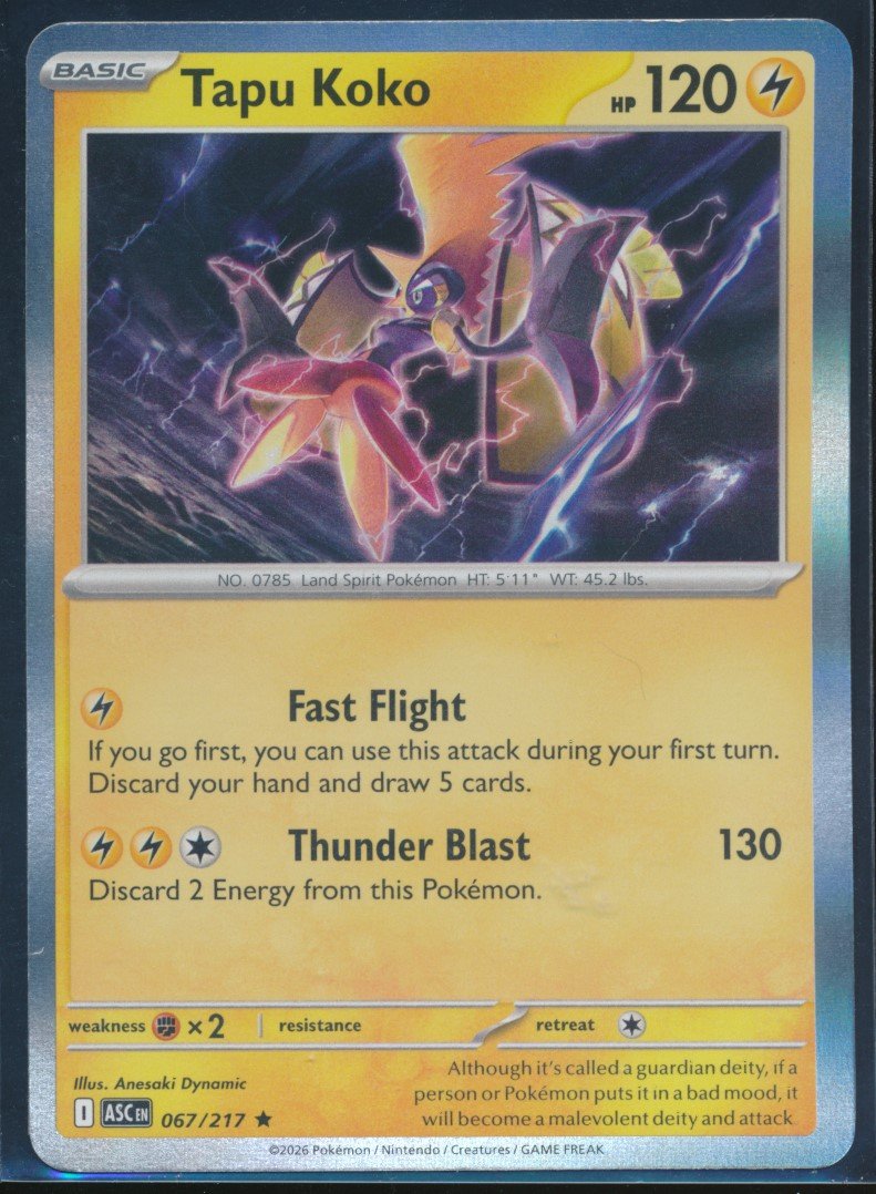 Tapu Koko (MAG MAG-00010890) — front