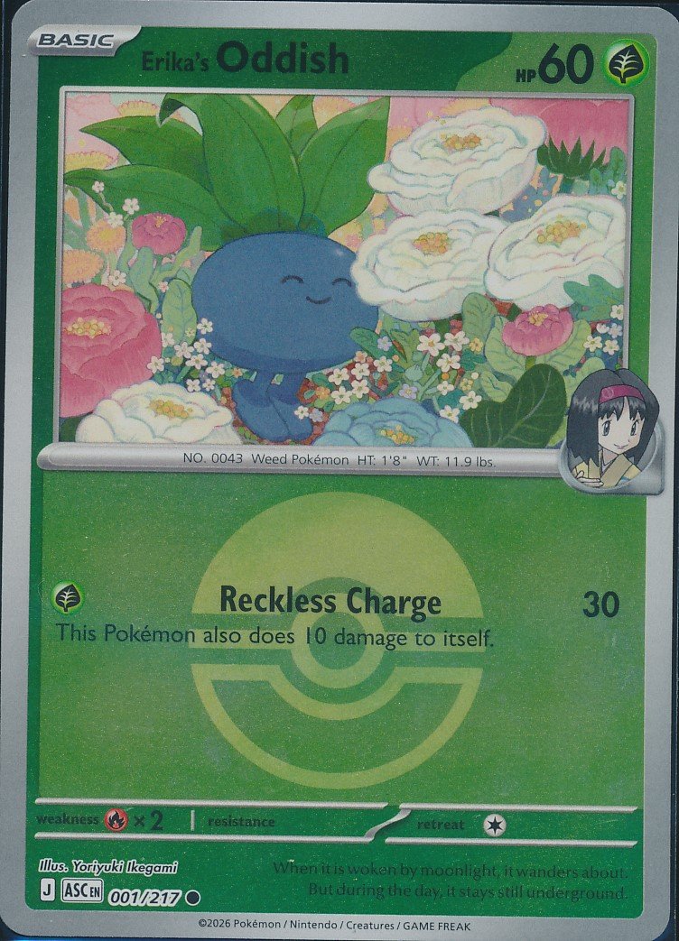 Erika's Oddish (MAG MAG-00011137) — front