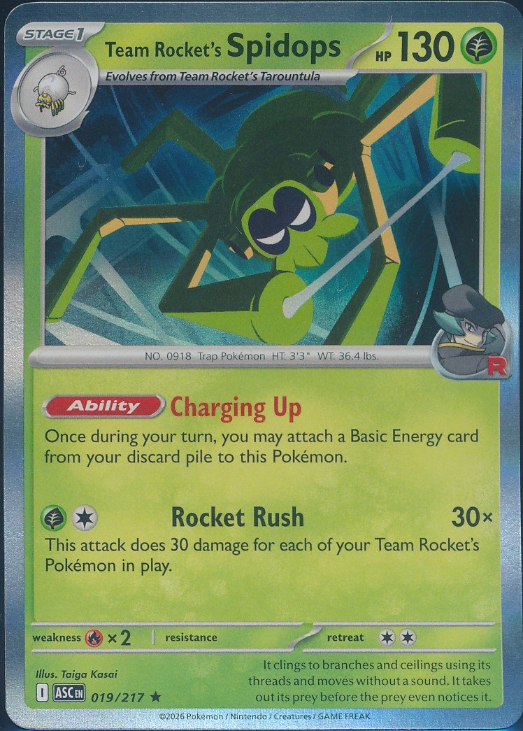 Team Rocket's Spidops (MAG MAG-00011158) — front