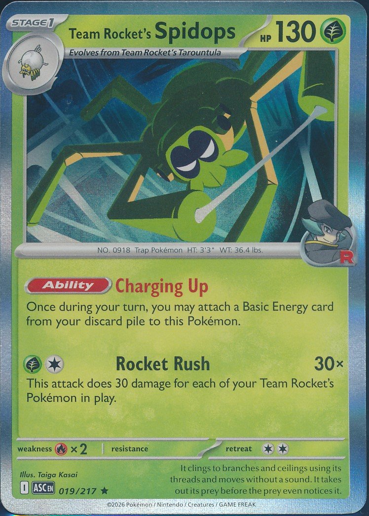 Team Rocket's Spidops (MAG MAG-00011159) — front