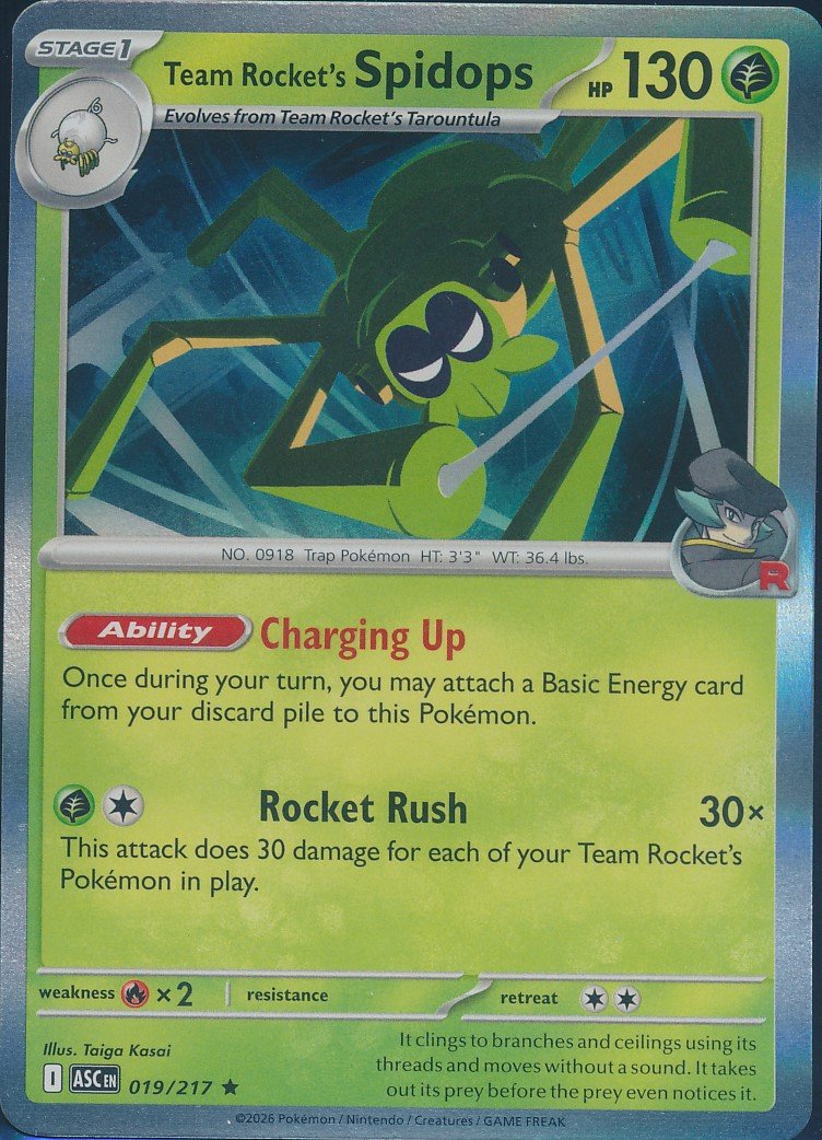 Team Rocket's Spidops (MAG MAG-00011152) — front
