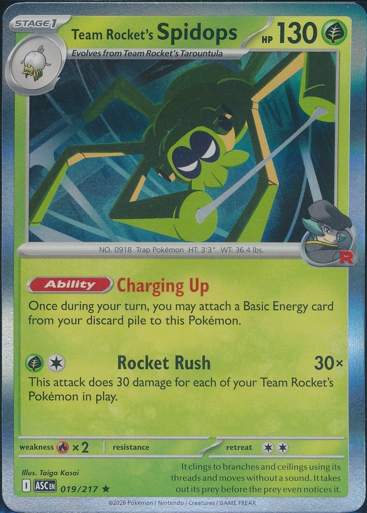Team Rocket's Spidops (MAG MAG-00011160) — front