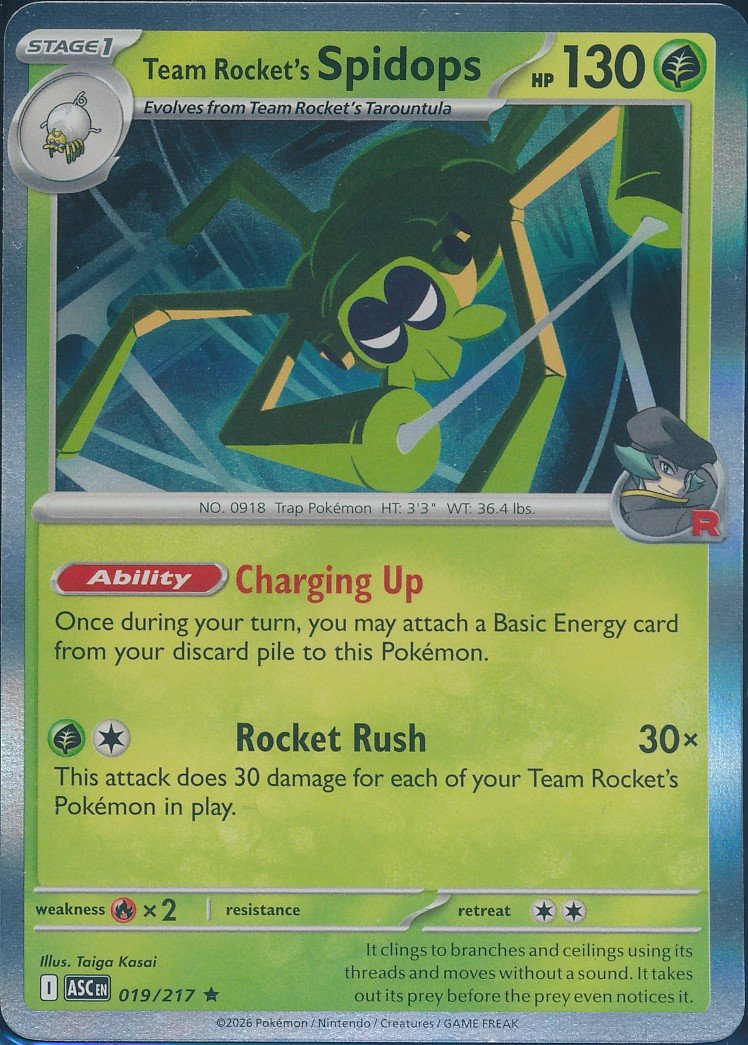 Team Rocket's Spidops (MAG MAG-00011155) — front
