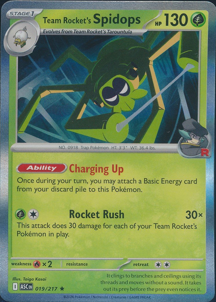 Team Rocket's Spidops (MAG MAG-00011154) — front