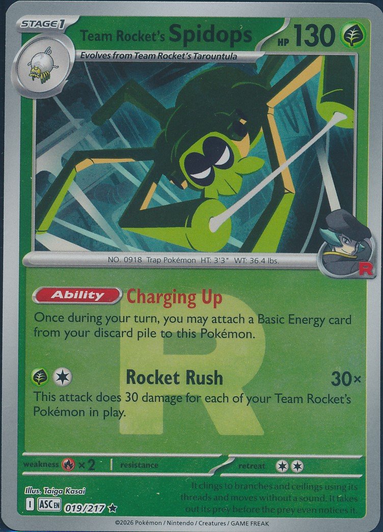 Team Rocket's Spidops (MAG MAG-00011147) — front