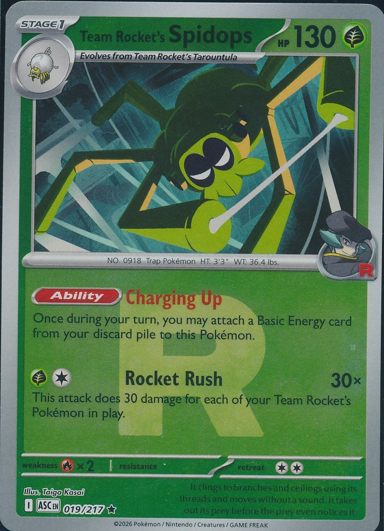 Team Rocket's Spidops (MAG MAG-00011148) — front