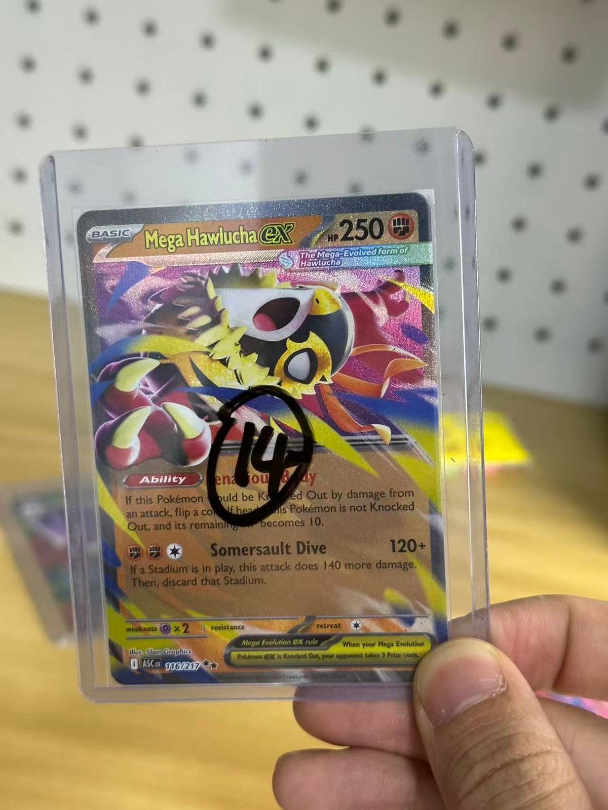 Mega Hawlucha ex (MAG MAG-00010020) — front